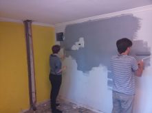 Long debates were had about 2 yellow walls in the house